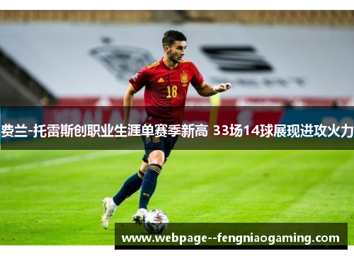 费兰-托雷斯创职业生涯单赛季新高 33场14球展现进攻火力